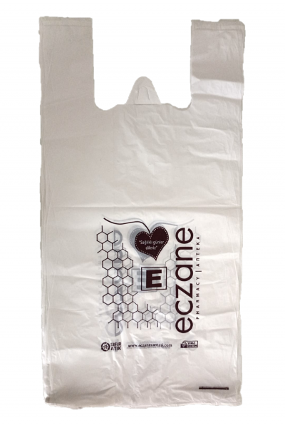 Eczane Poşeti 30x60 cm Atlet Büyük Boy 20 kg (1200 Adet +-%10)