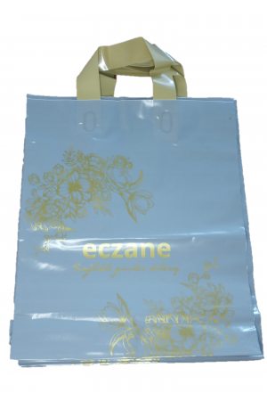 Çanta Tipi Yumuşak Saplı Eczane Poşeti 30 cm x 40 cm 40 Adet 1 kg