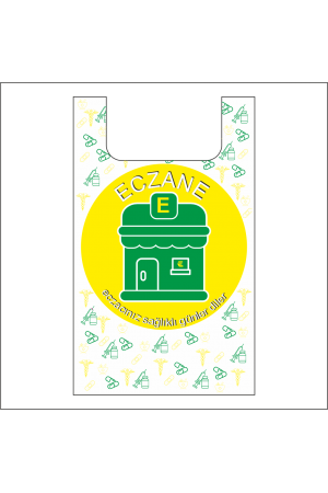 Eczane Poşeti Atlet 27x45 Orta Boy 1 Box 1200 Adet Poşet