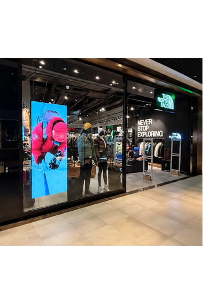 P2.5 Vitrin LED Ekran 64x160 cm Profesyonel İç Mekan Reklam