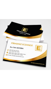 Kalın Gramaj Eczane Kartvizit No:95 1000 Adet 700 gr