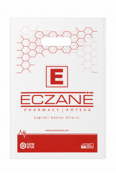 Eczane Poşeti 16x27 cm Küçük El Geçme Poşet 20 Kilo (7000 Adet +-%10)
