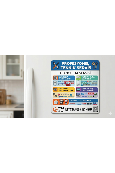 Teknik Servis Magneti 1000 Adet