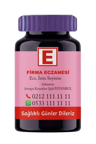 İlaç Şişesi Eczacı Buzdolabı Reklam Magneti No:20 - 1000 Adet