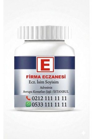 İlaç Şişesi Eczacı Magneti No:19 - 1000 Adet