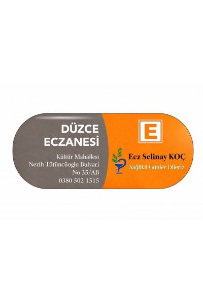 Eczane Magneti İlaç Kapsülü Turuncu Kahve 1000 Adet