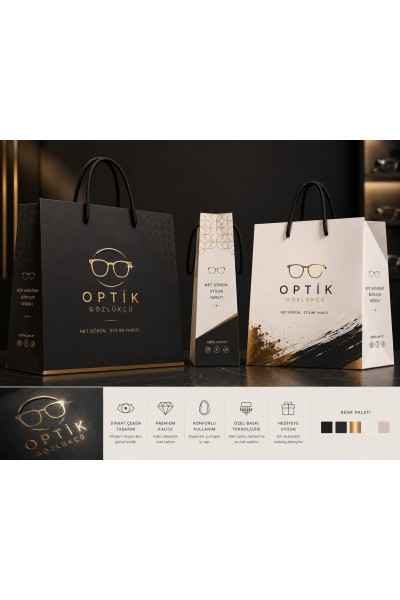 Karton Çanta 17x24x7 cm 500 Adet Gözlükçü