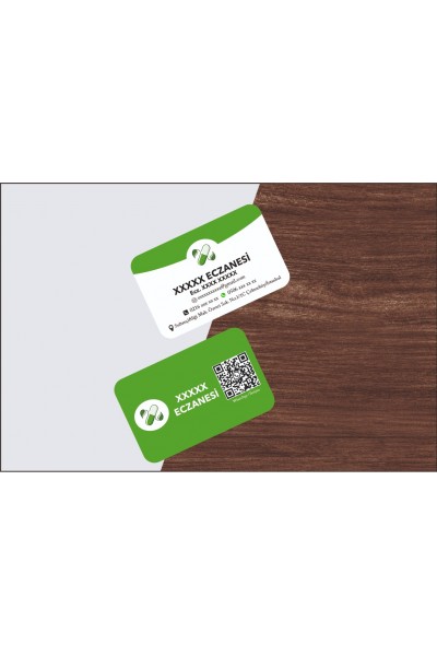 700 gr Oval Kabartmalı Laklı Eczane Kartvizit Premiu 1000 Adet