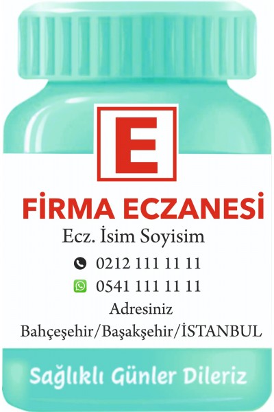 İlaç Şişesi Magnet No:16 - 1000 Adet