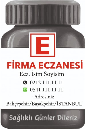 İlaç Şişesi Magnet No:17 - 1000 Adet