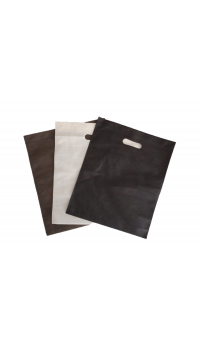 Eczane Çantası Baskısız Karma Renk El Geçme Büyük Bez Çanta 30x37 100 lü Paket 