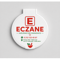 Özel Baskılı Promosyon Reklam Cep Aynası 50 Adet