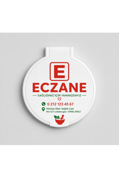 Özel Baskılı Promosyon Reklam Cep Aynası 50 Adet