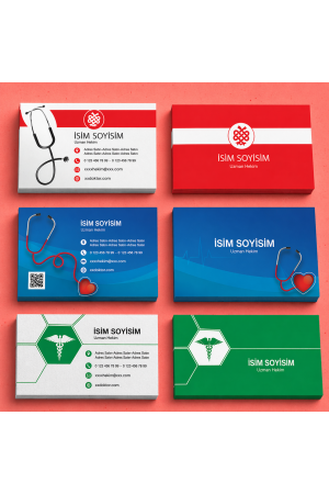 Doktor & Hekim Kartviziti 1000 Adet 82 mm x 52 mm