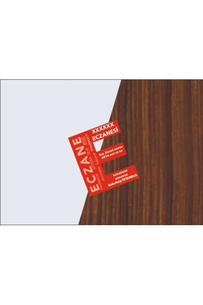 E Harfi Eczane Magneti 1000 Adet