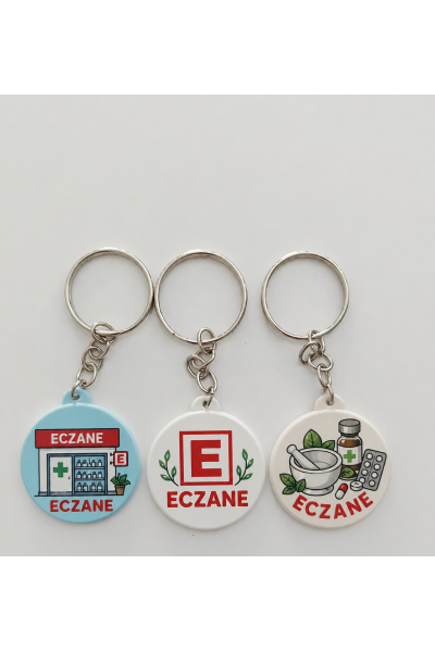 Baskılı Anahtarlık 100 Adet