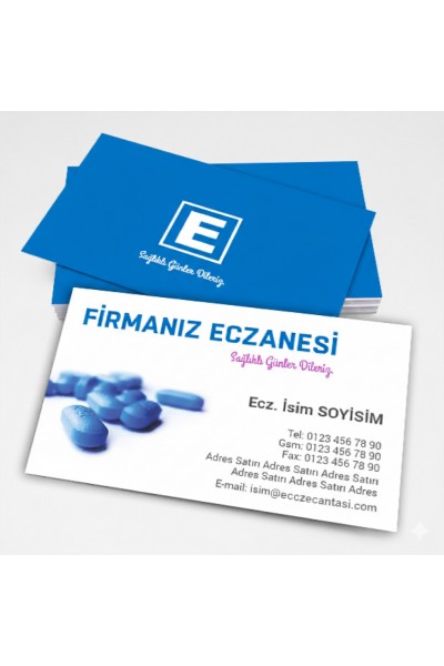 Eczane Kartvizit No:205 1000 Adet