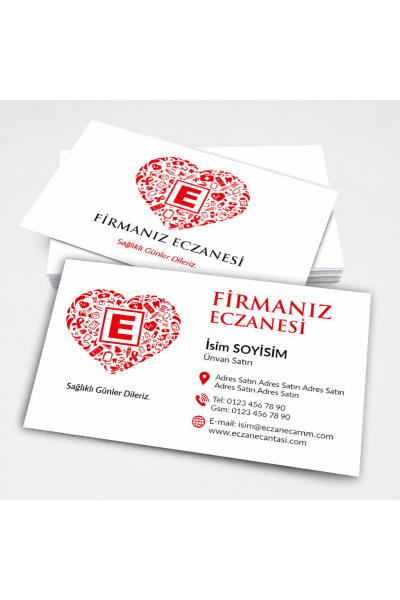Eczane Kartvizit No:102 1000 Adet
