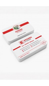 Kalın Gramajlı Eczane Kartvizit No:90 1000 Adet