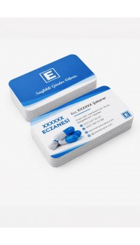 Kalın Gramajlı Eczane Kartvizit No:94 1000 Adet