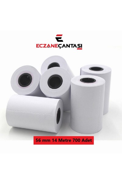 Eczaneler İçin Pos Rulosu 56 mmx14 metre 700 Adet
