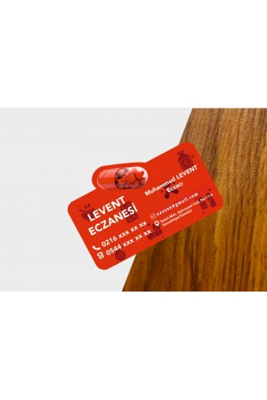 Eczane Magnet Kapsül İkonlu No 25  1000 Adet