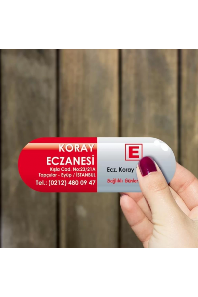 İlaç Kapsülü Eczane Magneti Kod 1 1000 adet