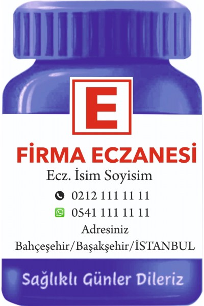 İlaç Şişesi Magnet No:6 - 1000 Adet