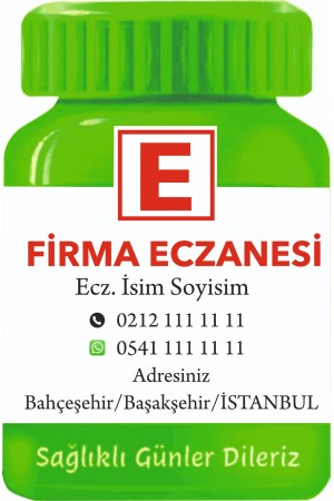 İlaç Şişesi Magnet No:2 - 1000 Adet