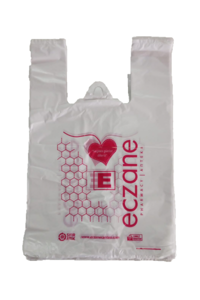 Eczane Poşeti 24x40 cm Atlet Büyük Boy 20 kg (3400 Adet +-%10)