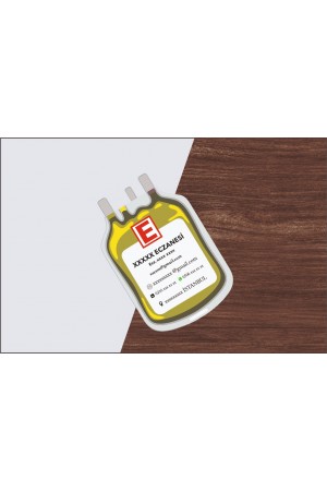 Eczane Magnet Pvc Poşet Serum İkonlu 1000 Adet