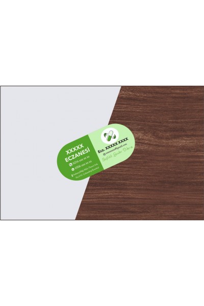 İlaç Kapsülü Eczane Magneti Yeşil Renk 1000 adet