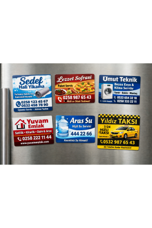 Mıknatıslı Reklam Magneti 1000 Adet