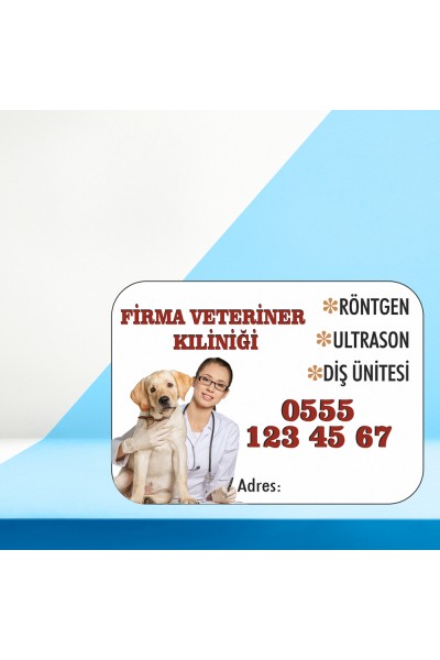 Veteriner & Pet Shop Magneti 1000 Adet