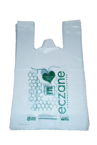 Eczane Poşeti 27x45 cm Atlet Orta Boy Poşet – 1 kg (120 Adet +-%10)